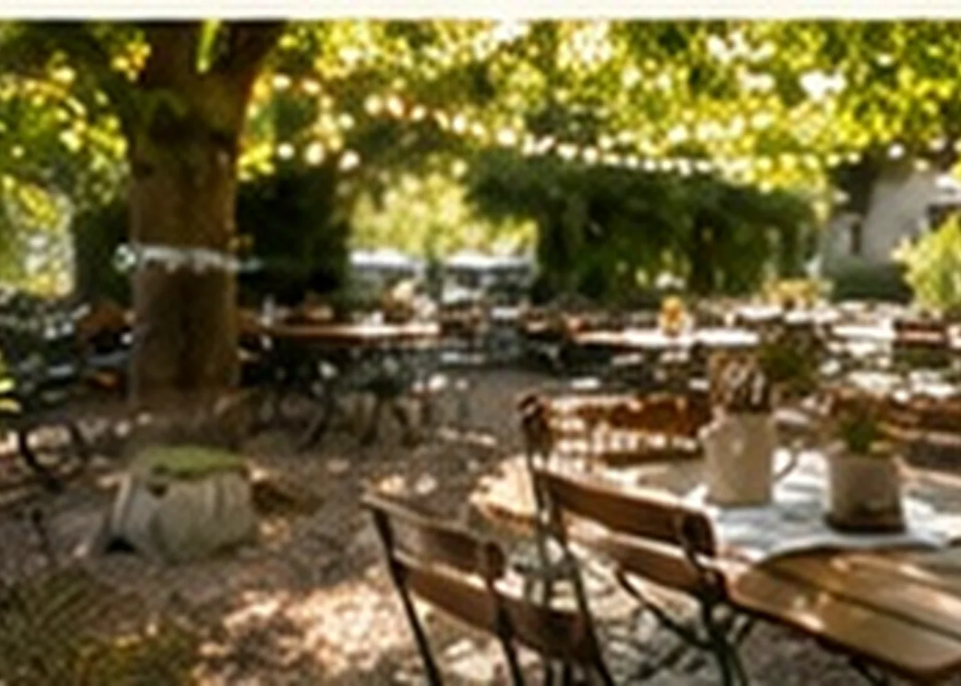 Impression aus dem Biergarten, Bild 1