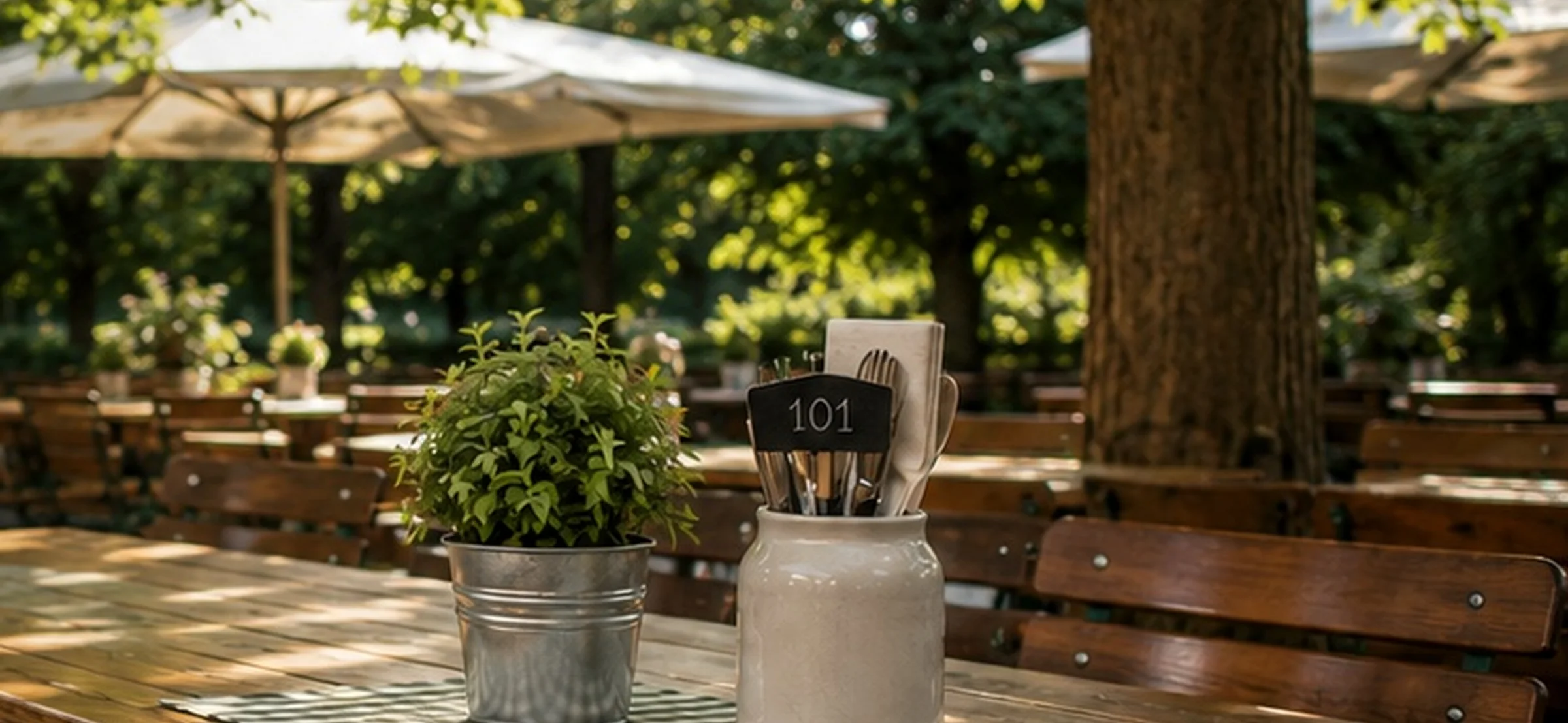 Impression aus dem Biergarten, Bild 5