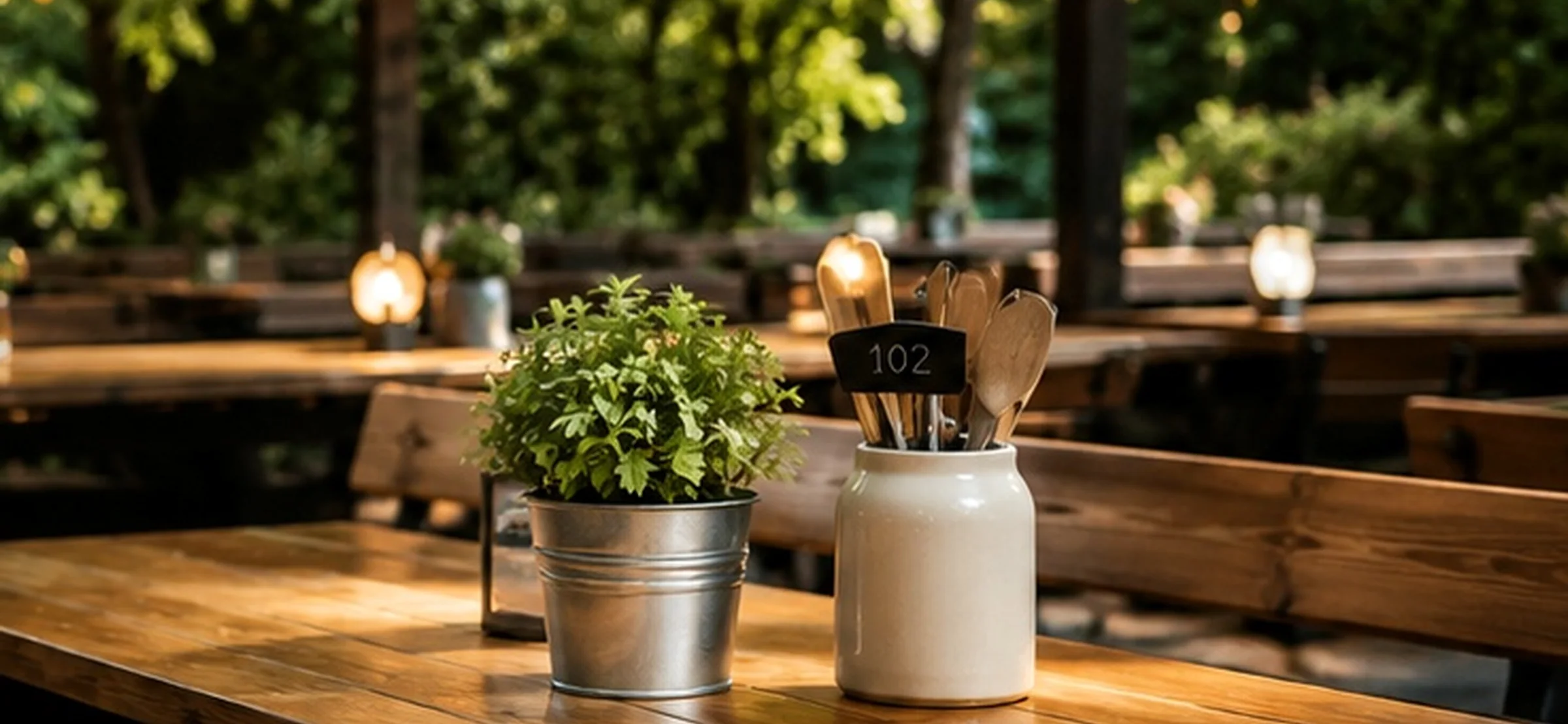 Impression aus dem Biergarten, Bild 8